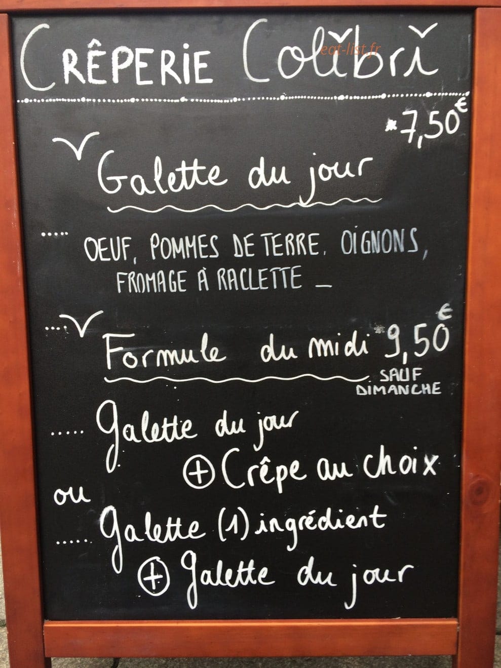 Colibri — carte page 1