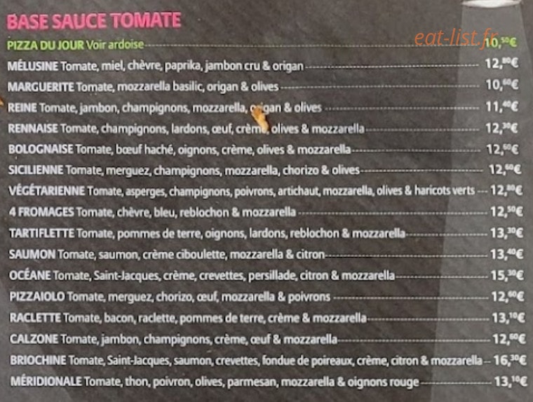 Cot'&Gourmand — carte page 4