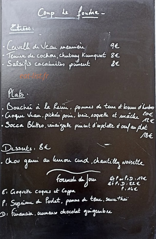 Coup de foudre — carte page 1