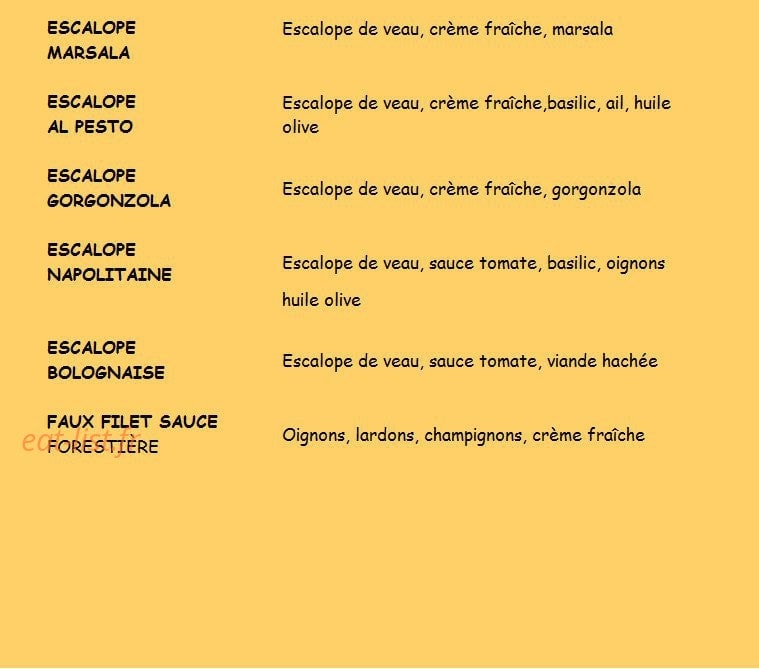 Da Théo — carte page 2