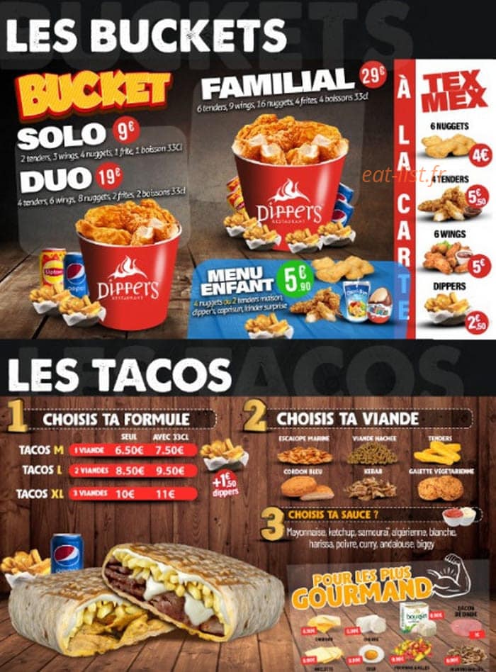 Dippers — carte page 2