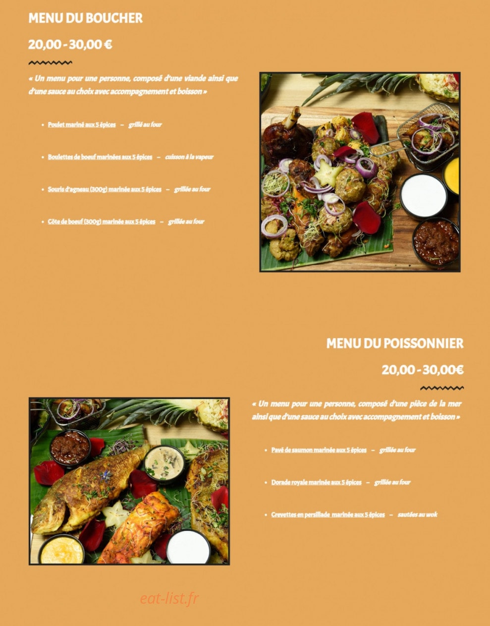 Ébène Cook — carte page 1