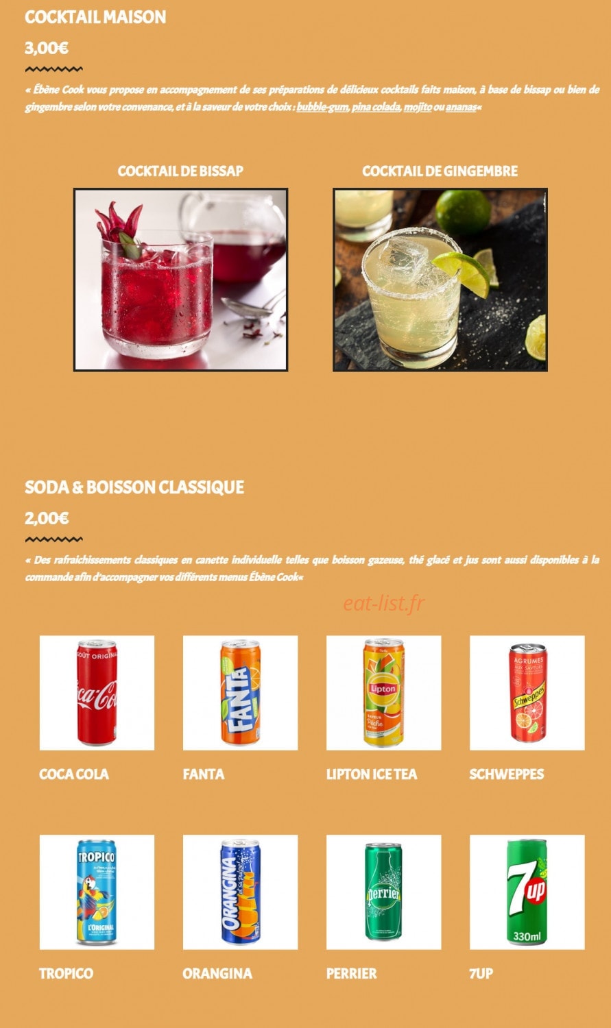 Ébène Cook — carte page 3