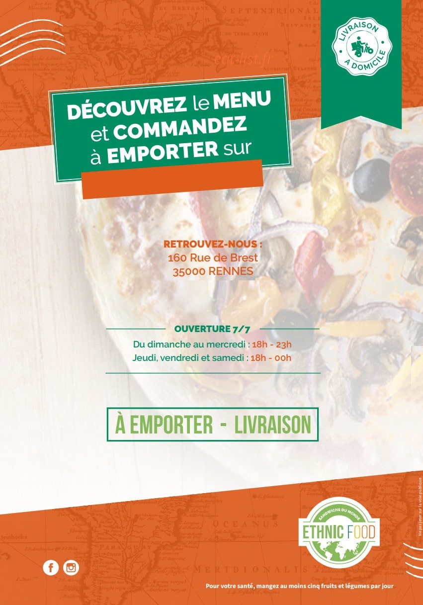 Ethnic Food — carte page 4