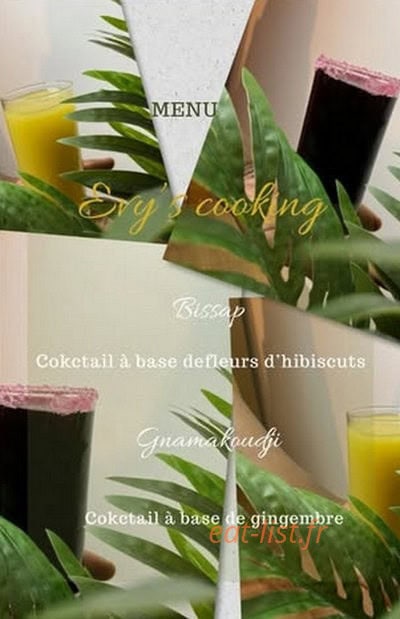 Evy's cooking — carte page 3