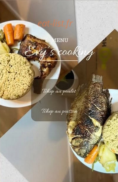 Evy's cooking — carte page 2