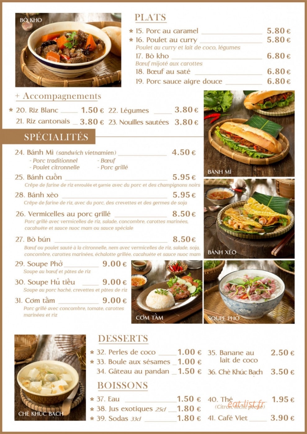 Fleur de Riz — carte page 2