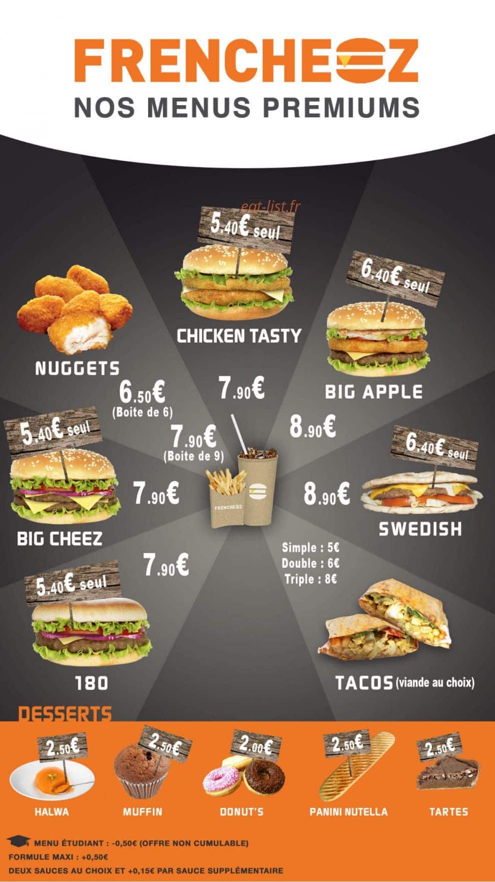 Frencheez — carte page 1