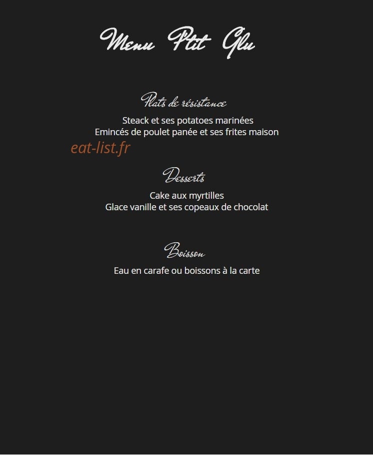 Gluten'Off — carte page 3