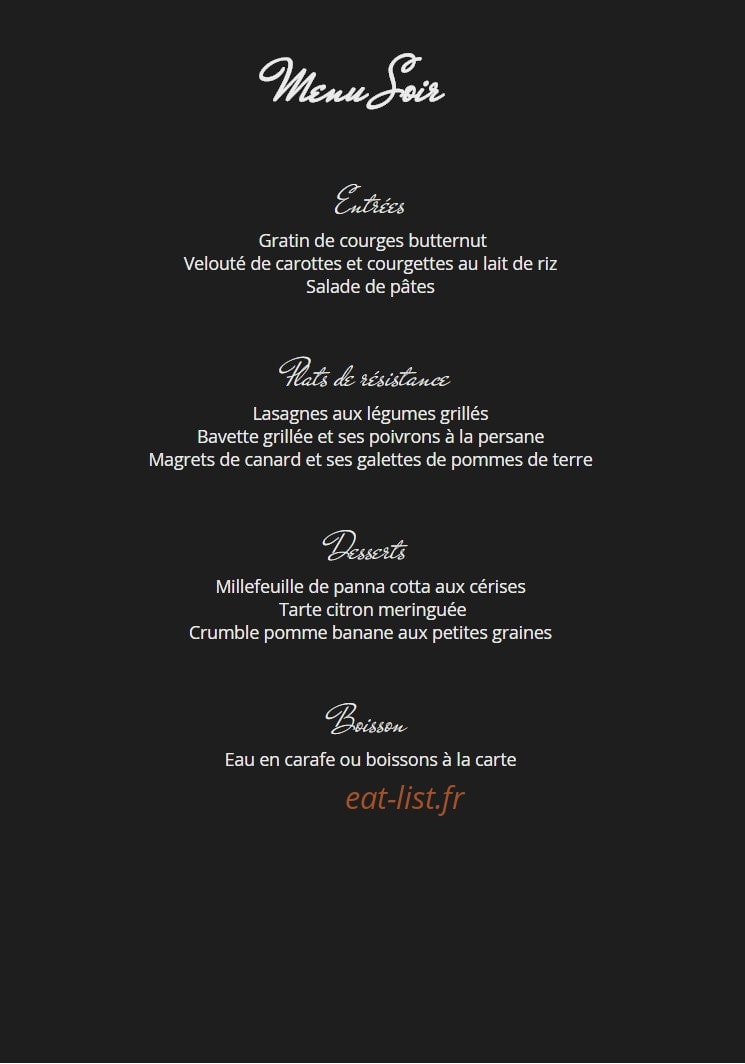 Gluten'Off — carte page 2