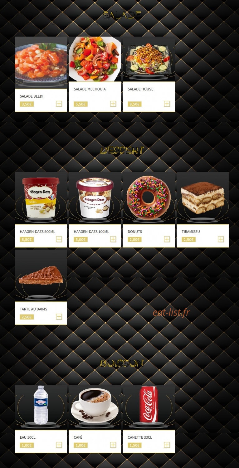 House Grill — carte page 6
