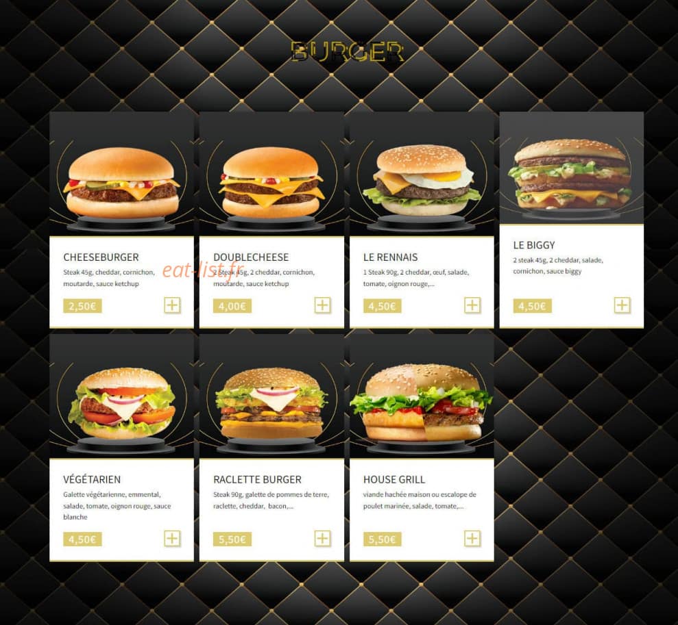House Grill — carte page 2