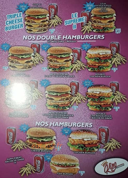 King Kebab — carte page 2
