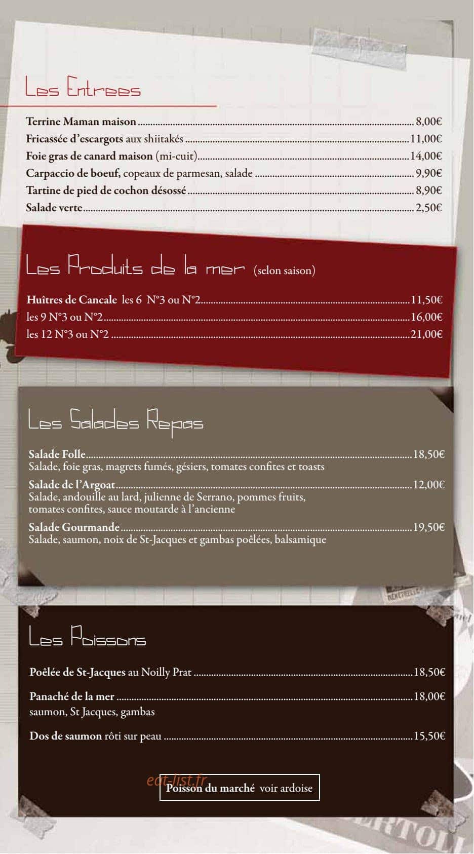 L'atre — carte page 2