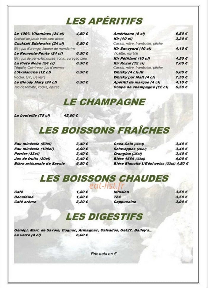 L'Edelweiss — carte page 9