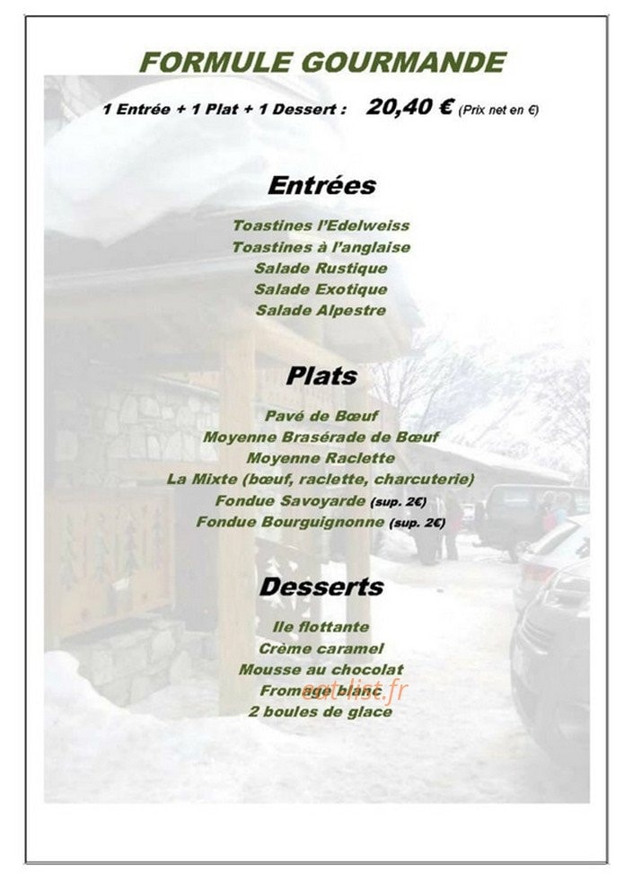 L'Edelweiss — carte page 3