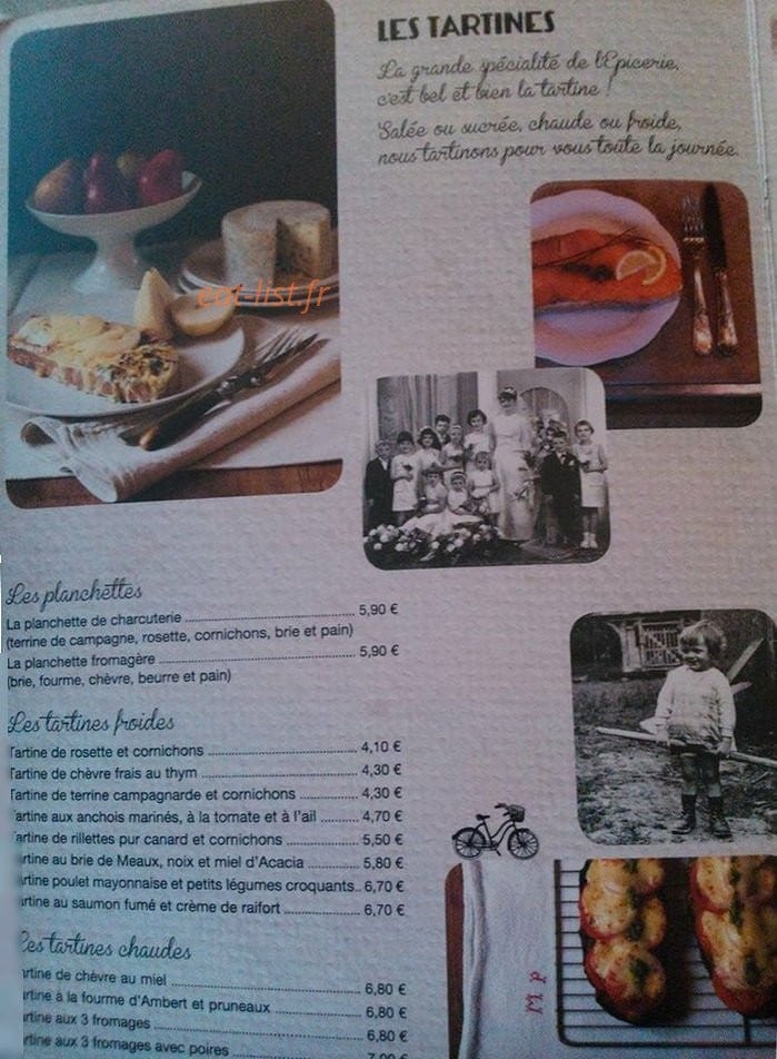 L'épicerie — carte page 4