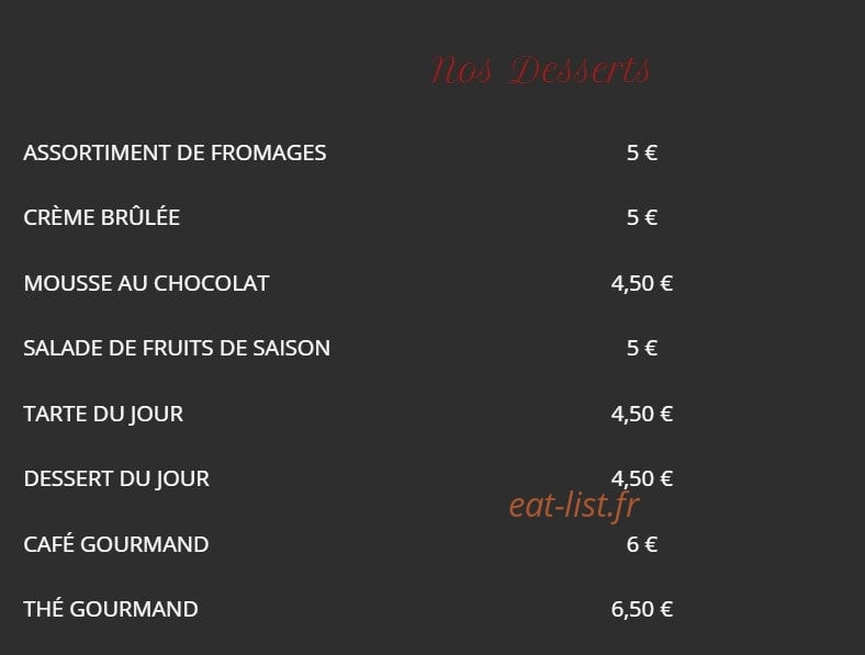 La bonne adresse — carte page 9