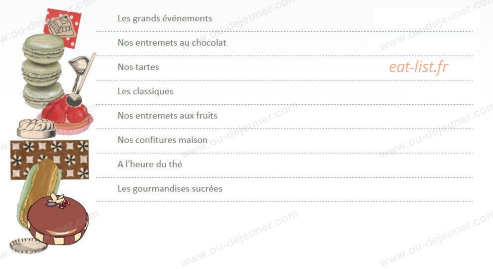 La Boulangerie du Coin — carte page 2