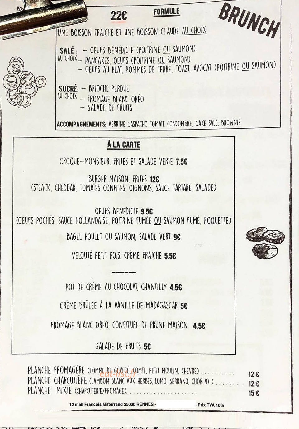 La Cabane — carte page 1