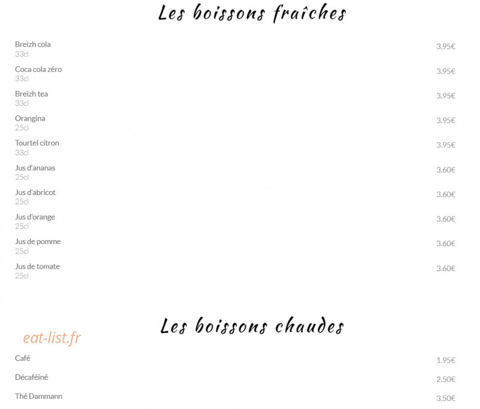 La Carioca — carte page 5