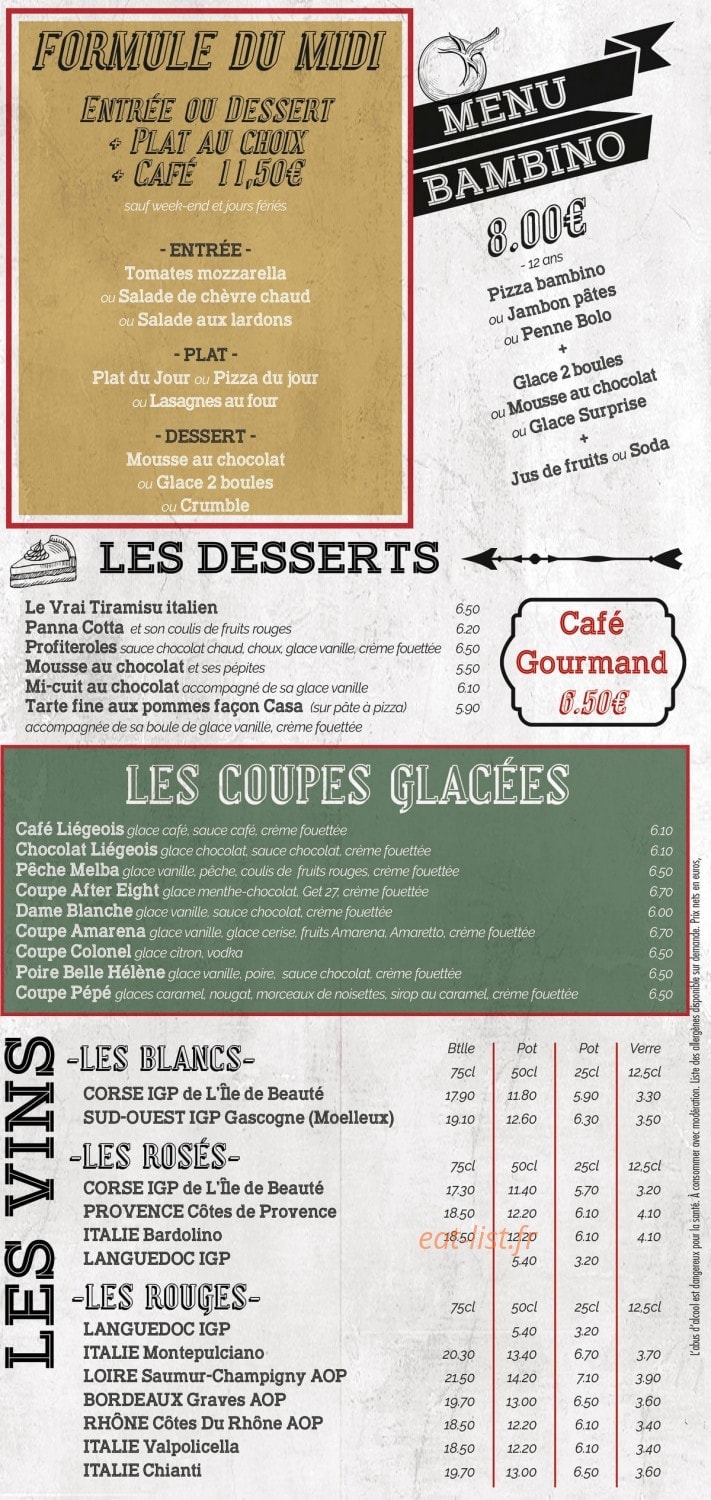 La Casa Pépé — carte page 3