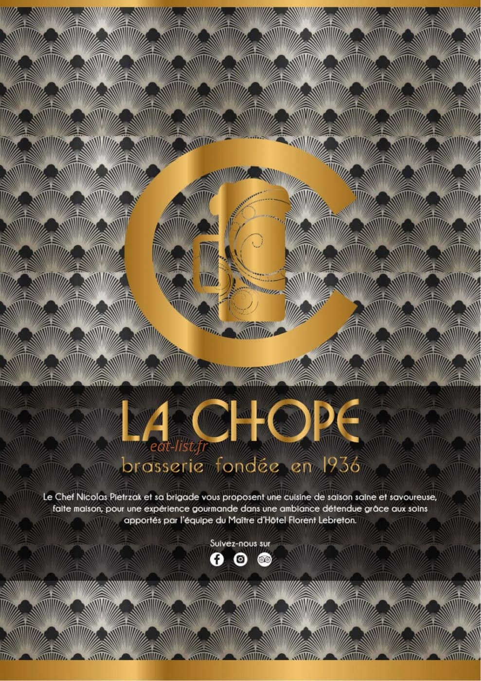 La chope — carte page 1