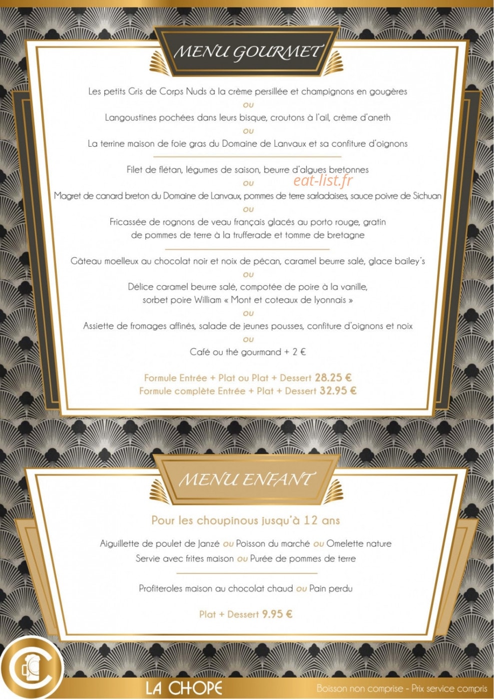 La chope — carte page 5