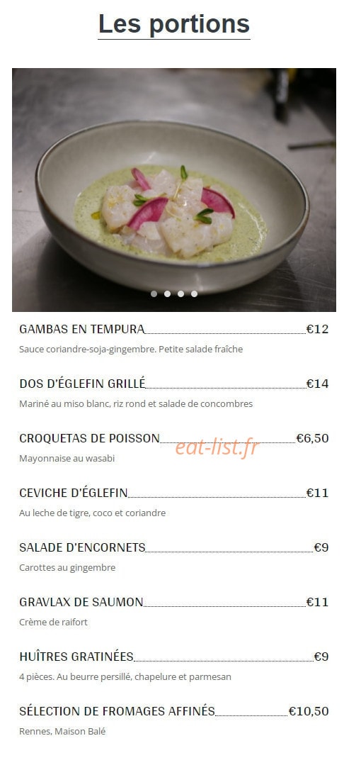 La Crique — carte page 2