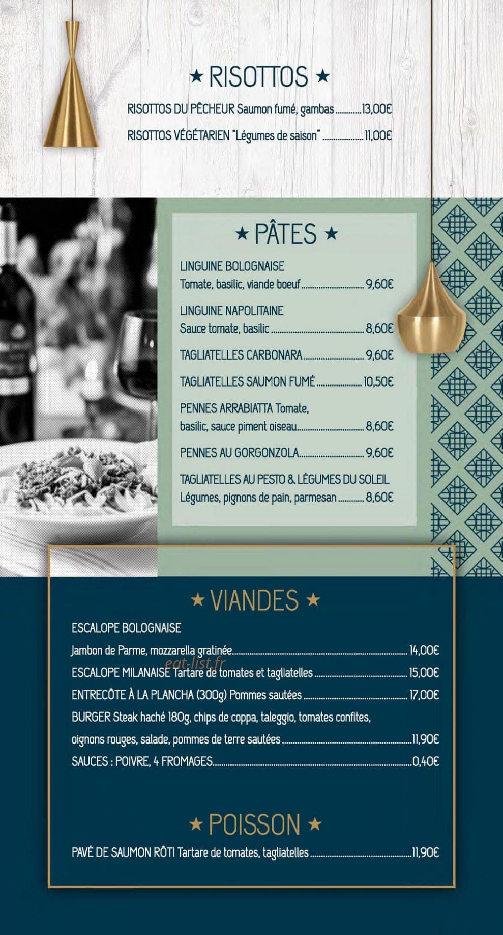 La Cucina — carte page 4