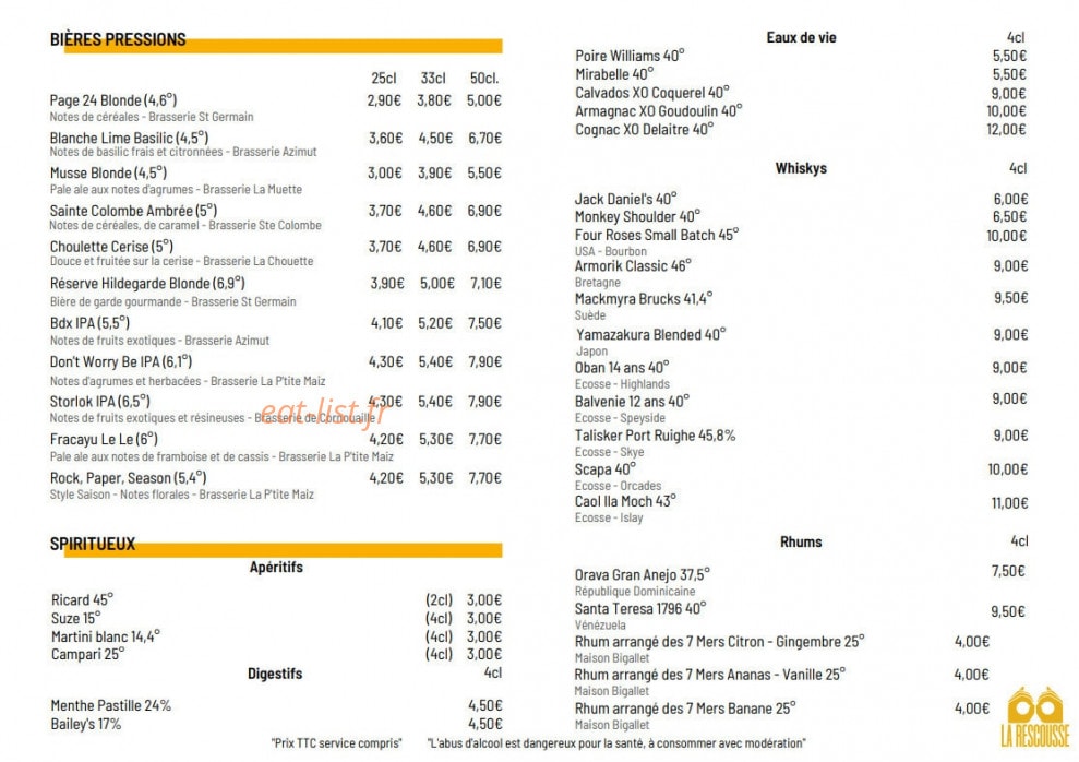 La Rescousse — carte page 2