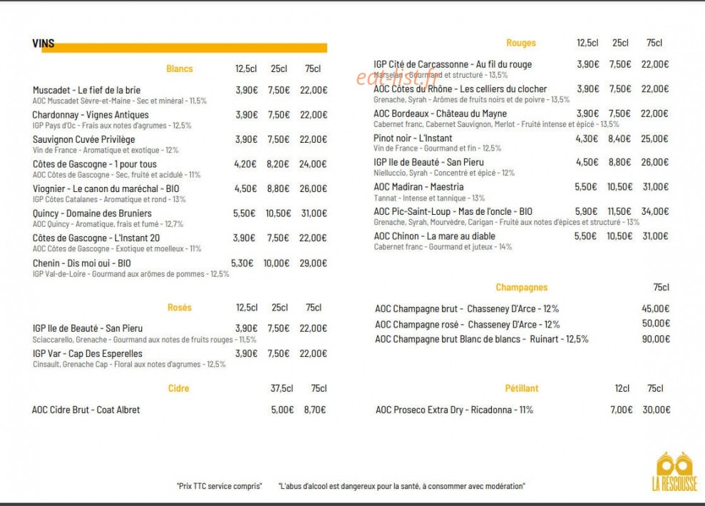 La Rescousse — carte page 1