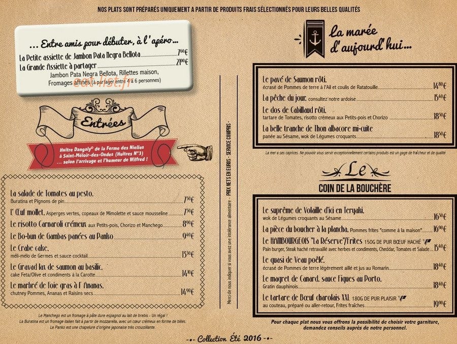 La Réserve — carte page 3