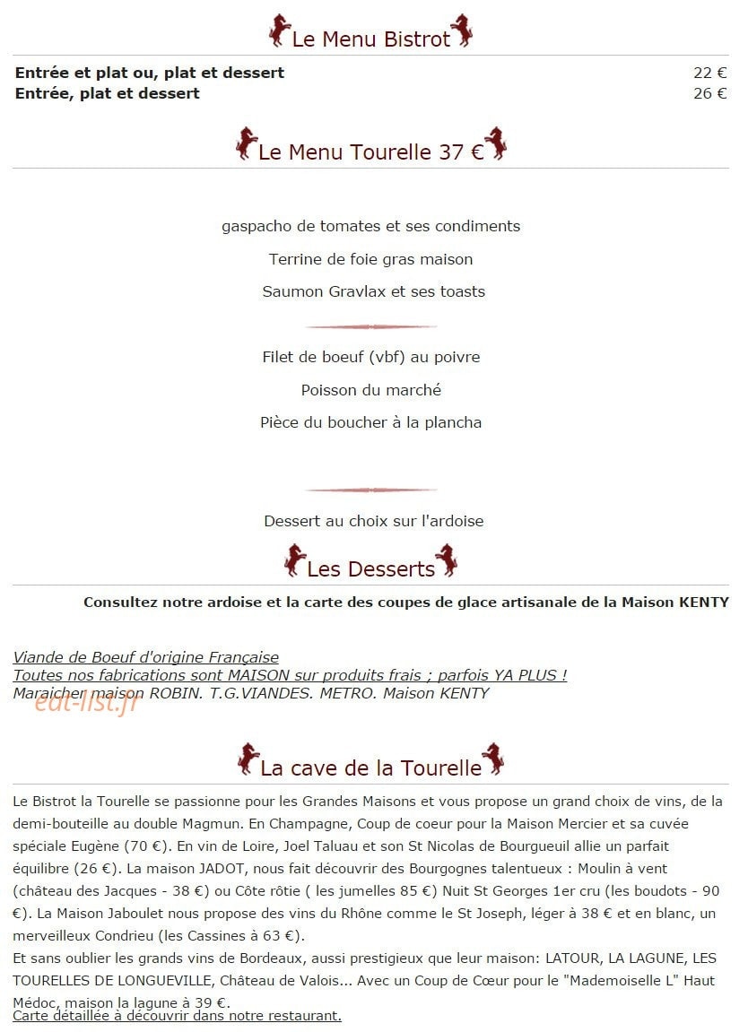 La Tourelle — carte page 2