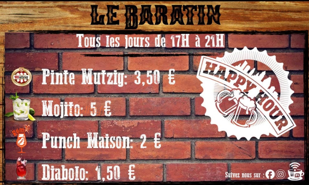 Le Baratin — carte page 2