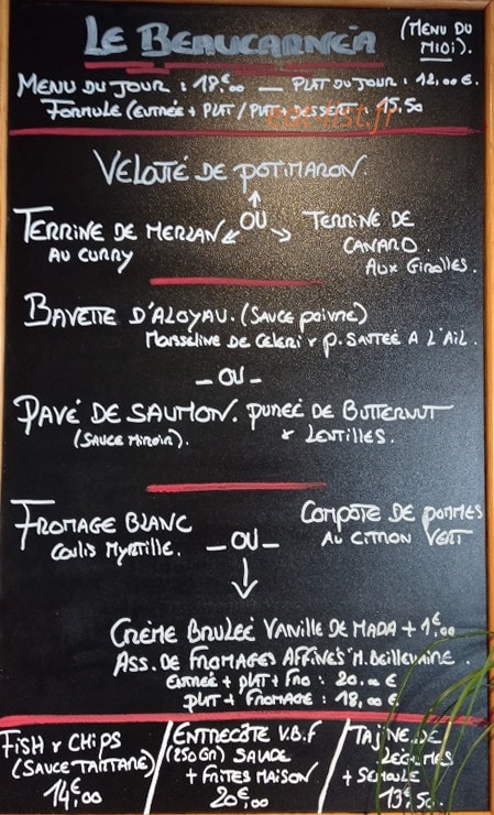 Le Beaucarnéa — carte page 1