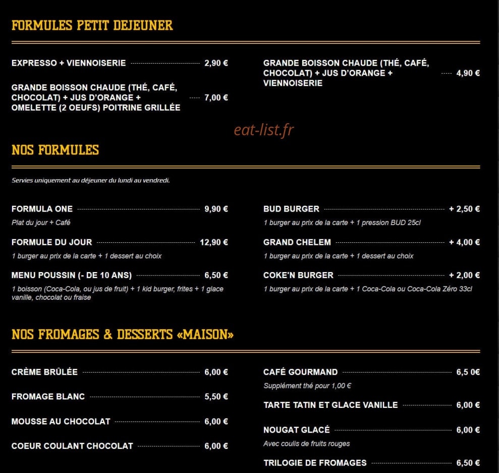 Le Café de Rennes — carte page 5