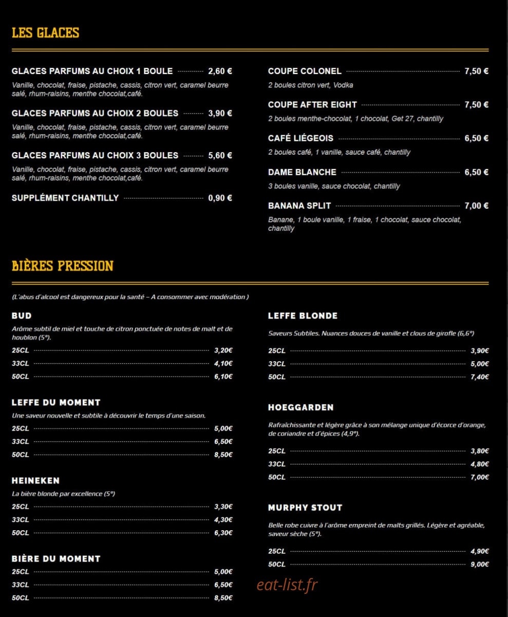 Le Café de Rennes — carte page 6