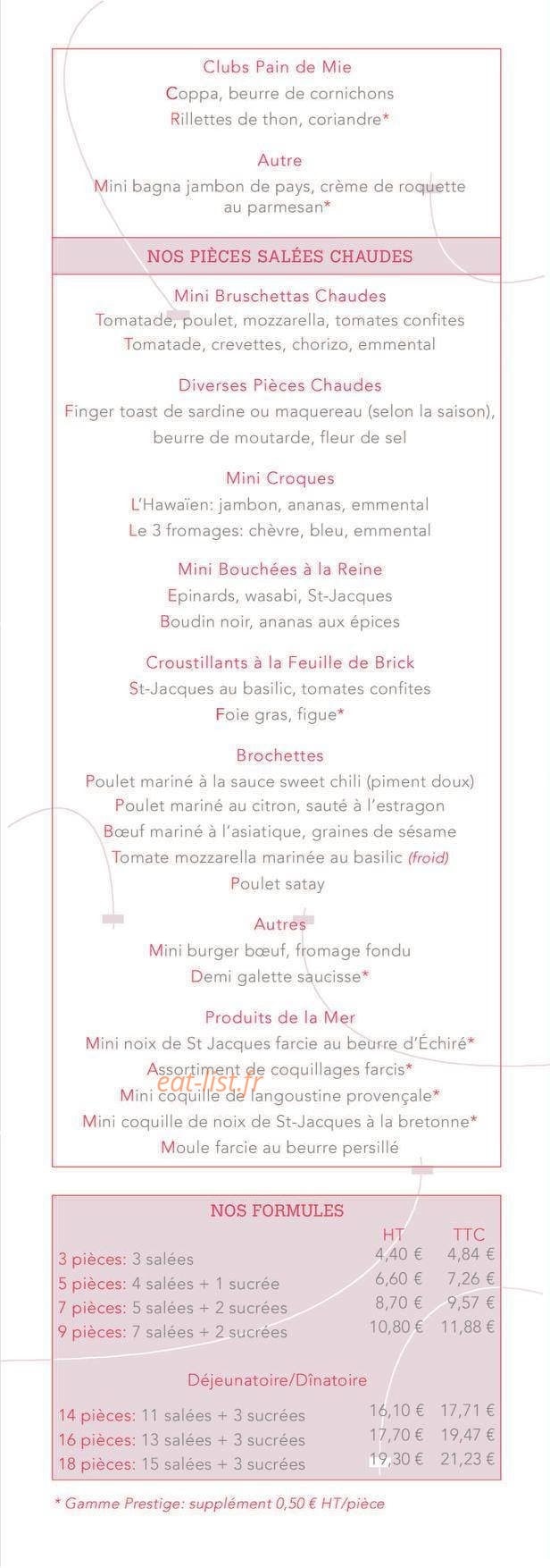Le Café des Champs Libres — carte page 5