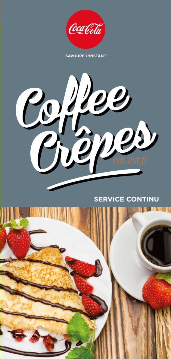 Le Coffee Crêpes — carte page 1
