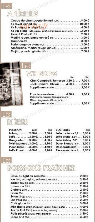 Le Coin Du Monde — carte page 9