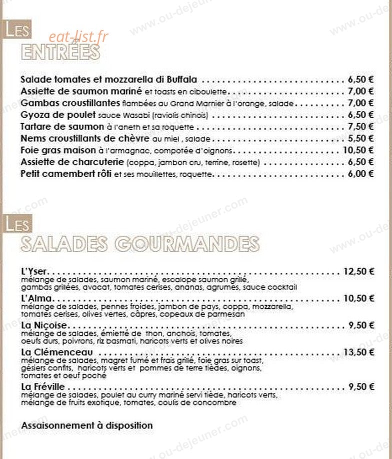 Le Coin Du Monde — carte page 1