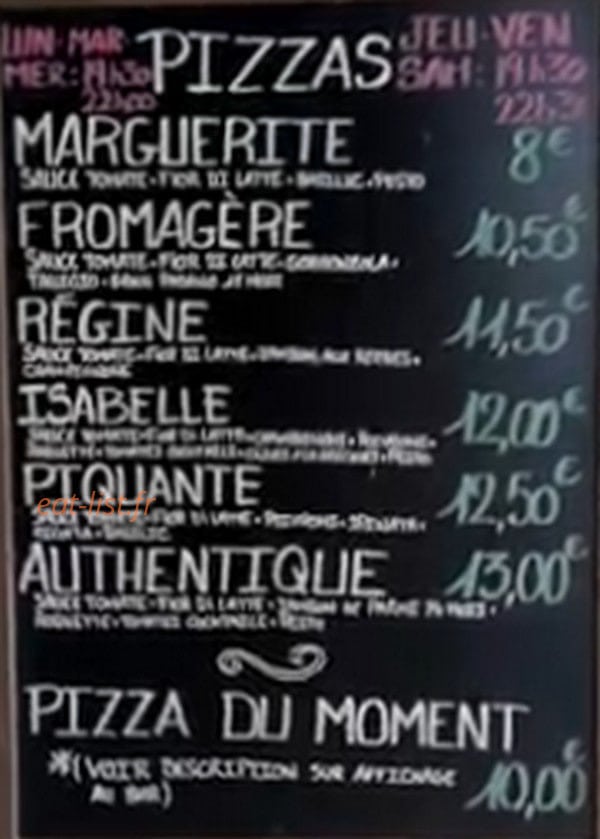 Le Coin Mousse — carte page 1