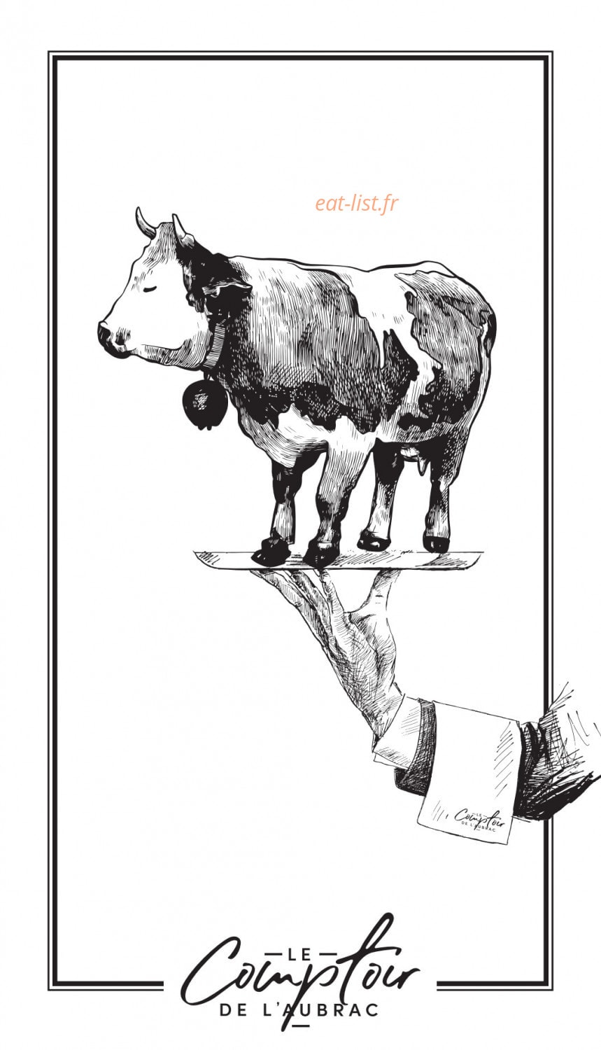 Le Comptoir de l'Aubrac — carte page 1