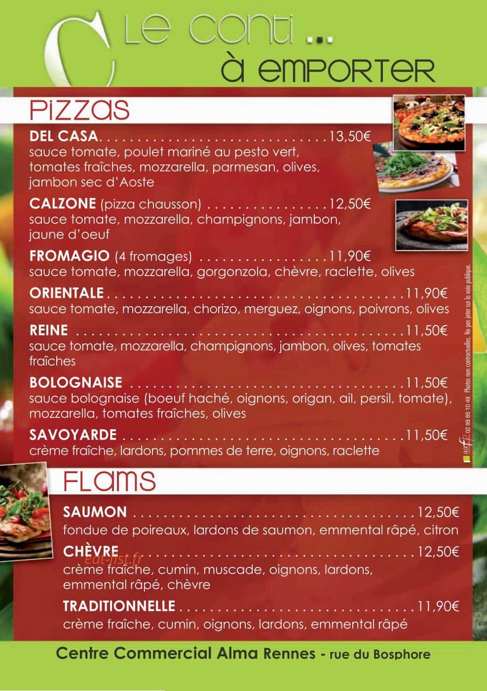 Le Continental — carte page 1