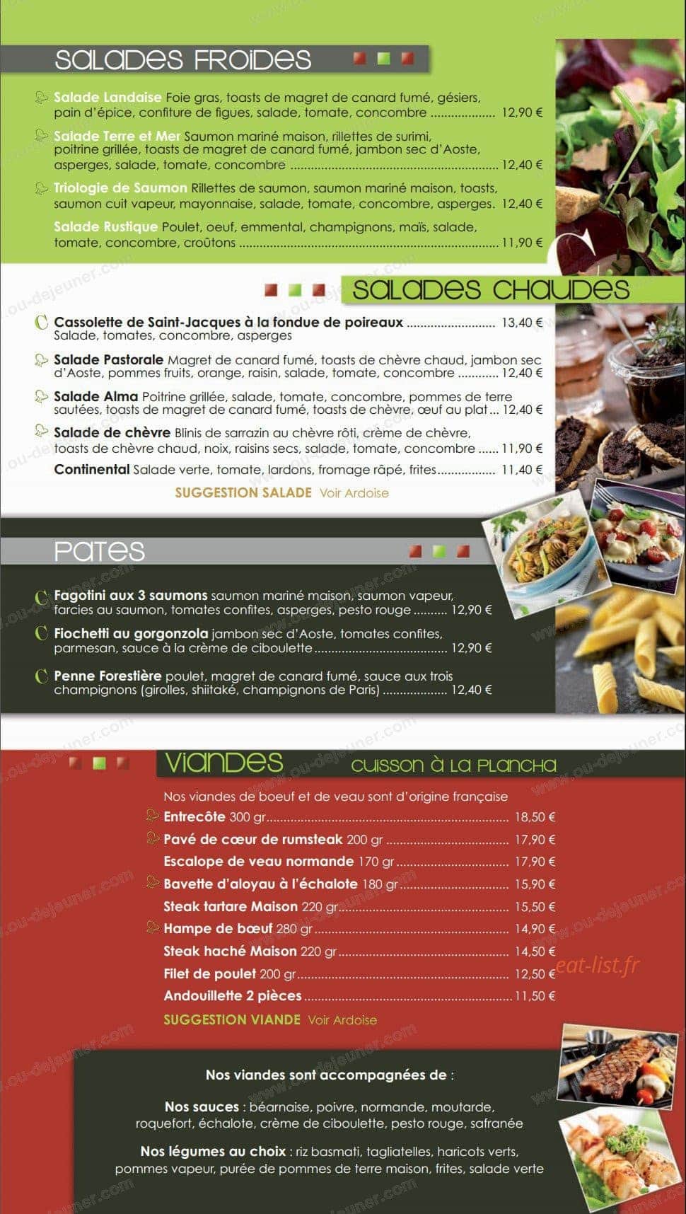 Le Continental — carte page 2