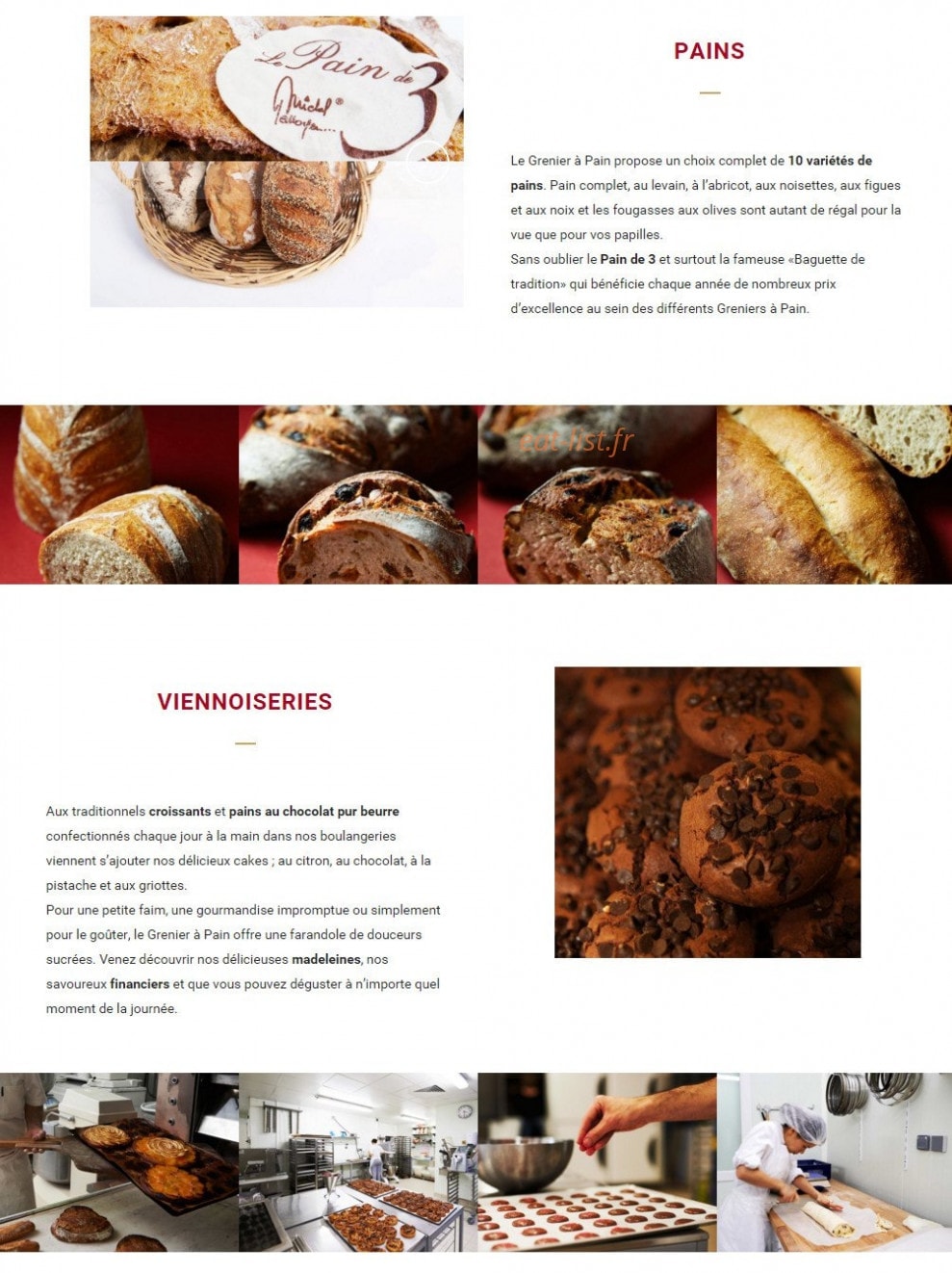 Le grenier à pain — carte page 1