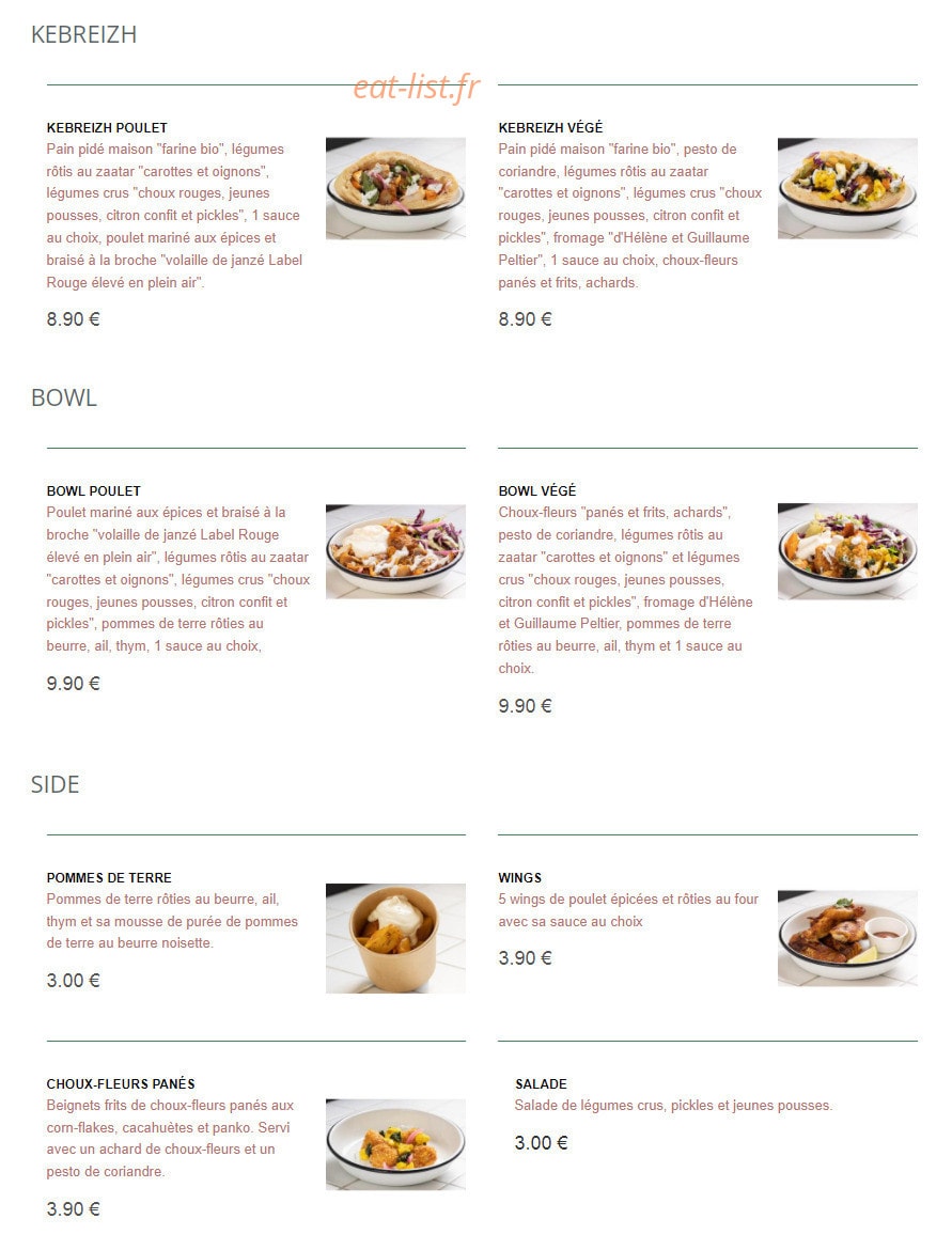 Le KeBreizh — carte page 2