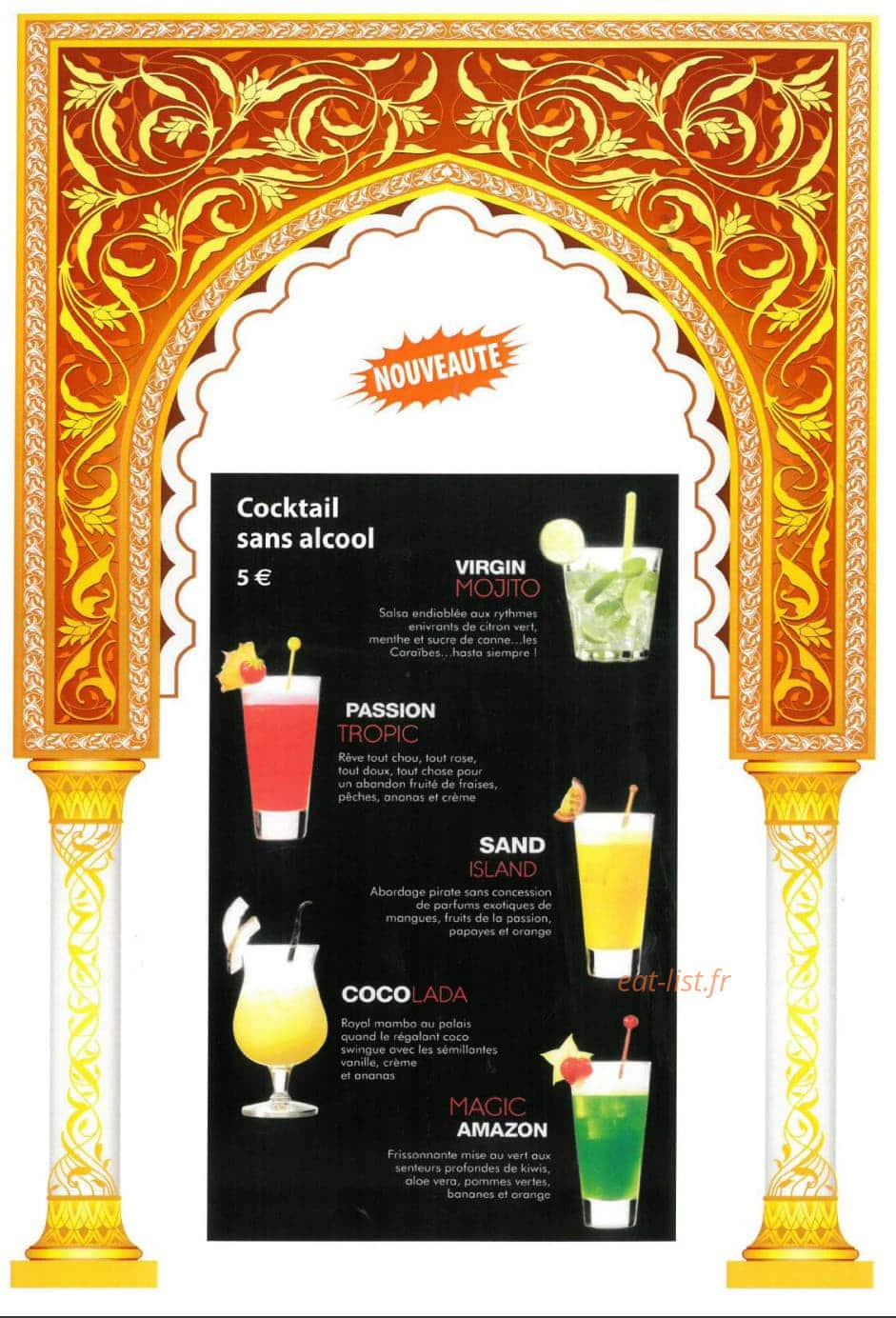 Le Marrakech — carte page 3
