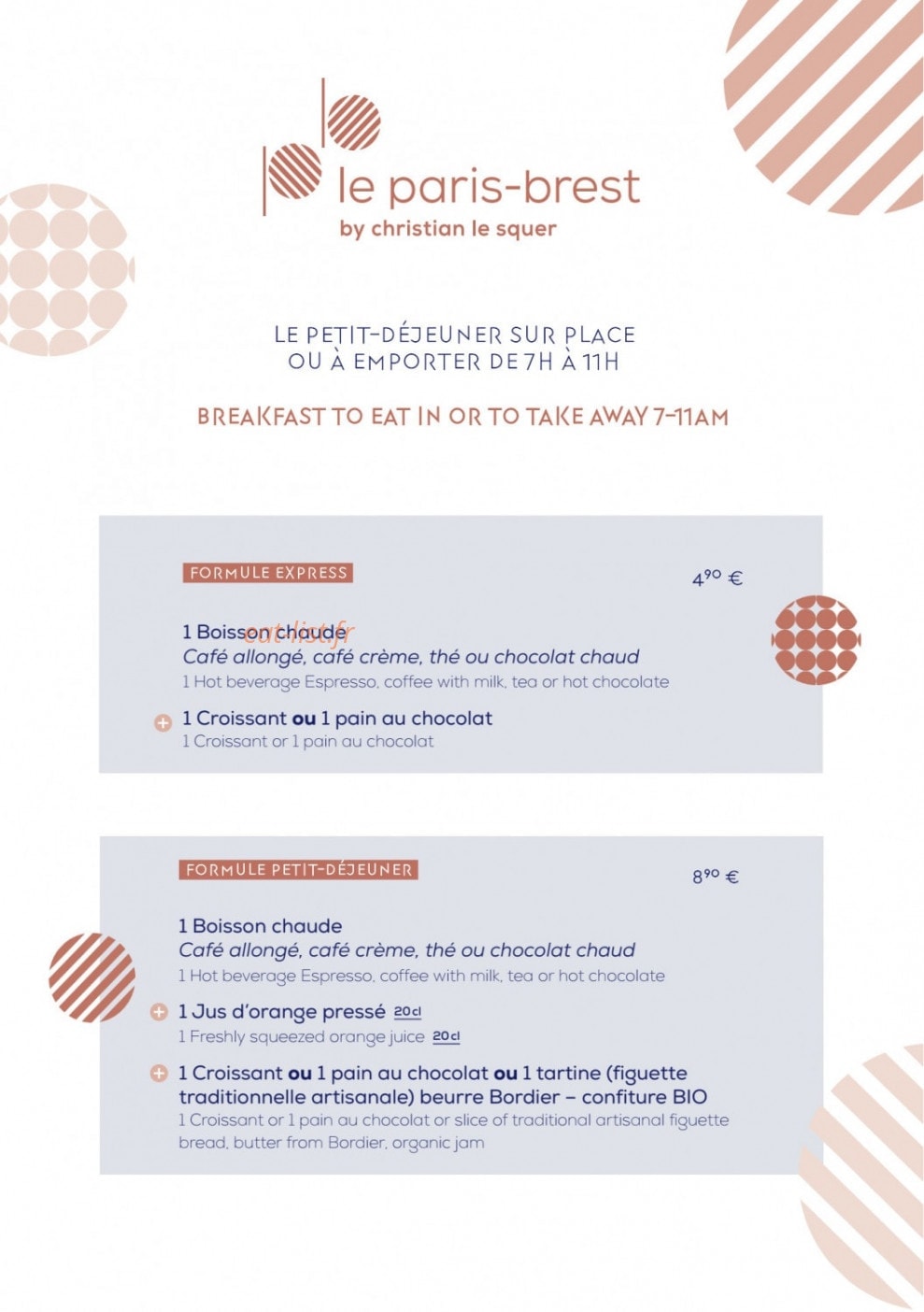 Le paris-brest — carte page 1